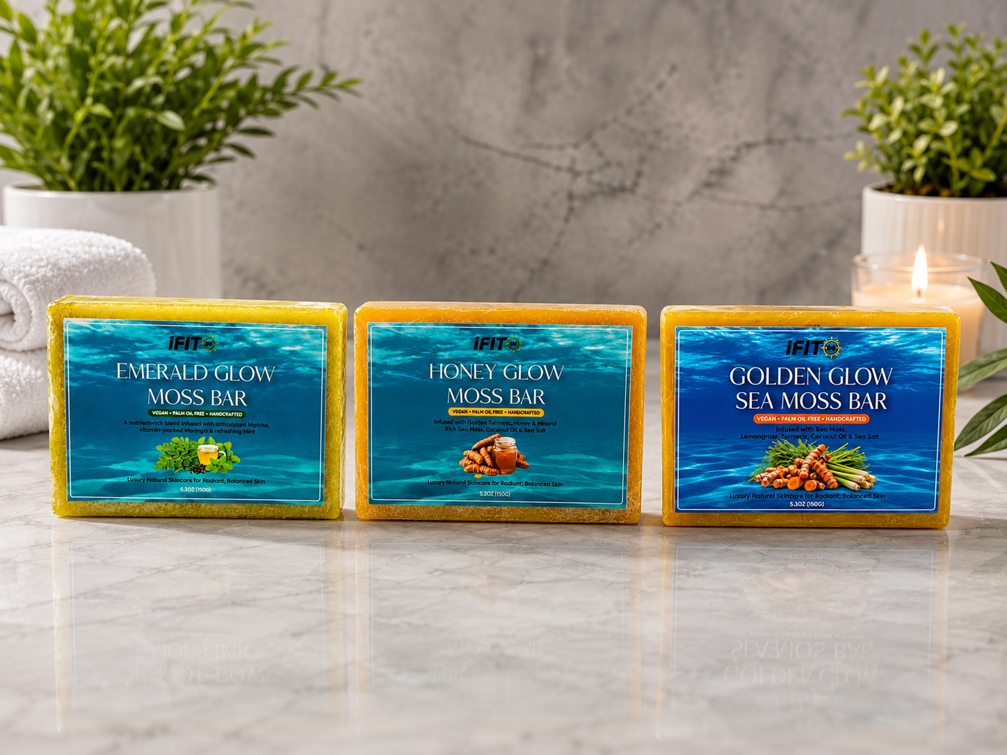 Hydrating and Glow Sea Moss Bars